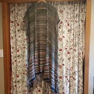 Free People Boho wool shawl/wrap